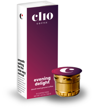 Clio Evening Delight Decaf Coffee 60 Pod Subscription