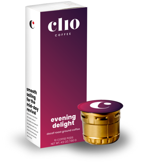 Clio Evening Delight Decaf Coffee 60 Pod Subscription